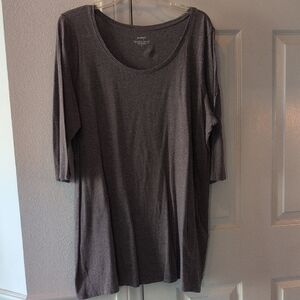 Purejill XL Ballet Sleeve Tunic, & Matching LG Slim Crop Pants